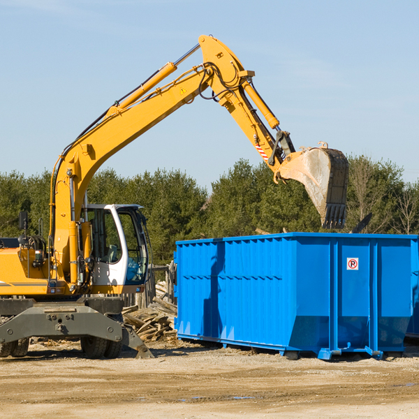 is there a minimum or maximum amount of waste i can put in a residential dumpster in McLean Ohio